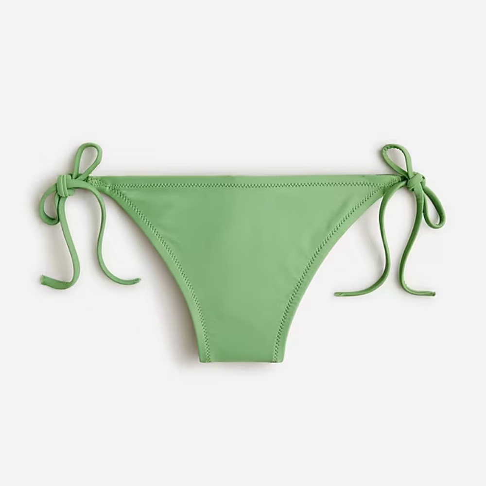 NWT J.Crew Heritage String Hipster Bikini Bottom In Rustic Willow